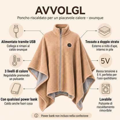 Avvolgl™ – Poncho Riscaldabile